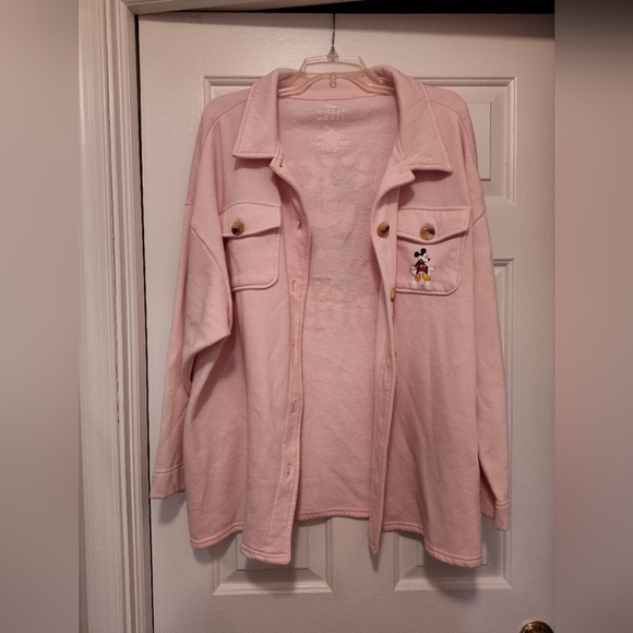 Disney's Mickey Mouse Pink Button-Up Jacket - Picture 4 of 11